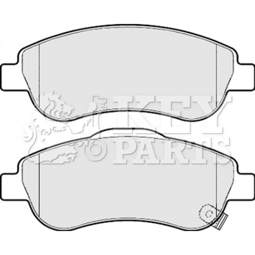 Genuine Key Parts KBP2074 Front Brake Pads-Includes Wear Indicators (Bosch) Key Parts  - Dynamic Drive