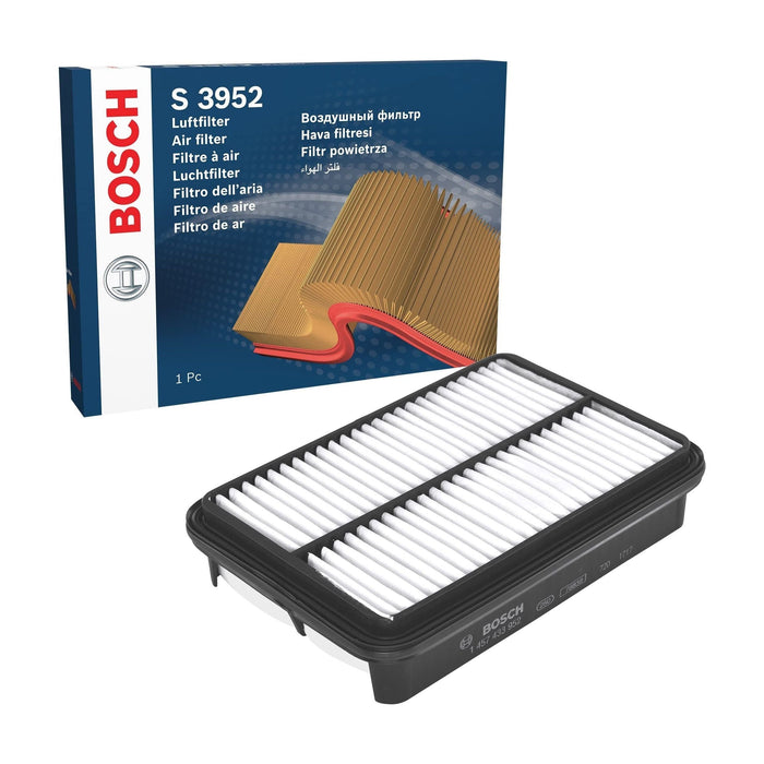 Genuine Bosch Car Air Filter S3952 fits Mitsubishi Outlander DiD - 2.2 - 12- 145