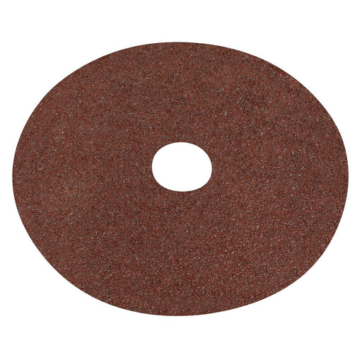 Sealey Fibre Backed Disc125mm 24Grit Pack of 25 WSD524 Sealey  - Dynamic Drive