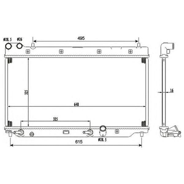 NRF Radiator 53110