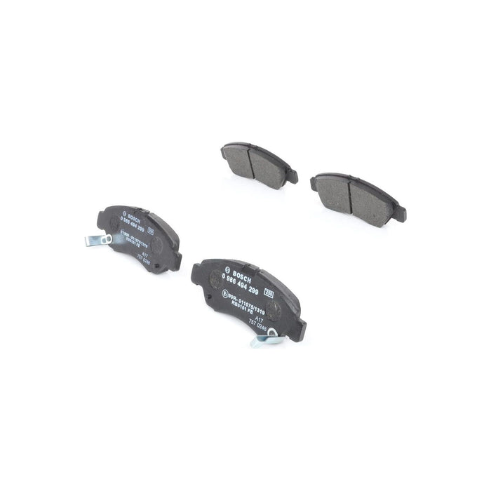 Genuine Bosch Brake Pad Set Bp1234 fits Honda Jazz iDSi - 1.3 - 02-08 0986494299