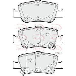 Apec Brake Pads Rear Fits Toyota Auris Corolla