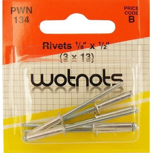 Wot-Nots Rivets - Long Pop Type - 1/8in. - Pack Of 6 Pearl Automotive  - Dynamic Drive