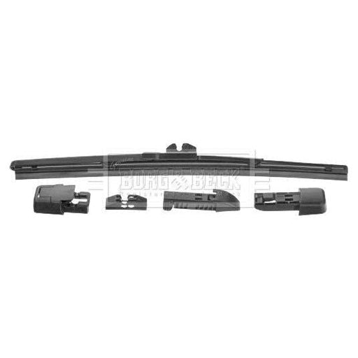 Genuine Borg & Beck Wiper Blade Rear Flat fits Rear Flat Wiper Blade 10 BW10RF Borg & Beck  - Dynamic Drive