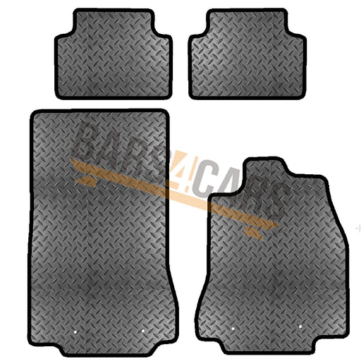 Tailored Rubber Mats fits Jaguar Xf (X250) + Clips 2008 2009 2010 2011 2012 2013 UKB4C  - Dynamic Drive