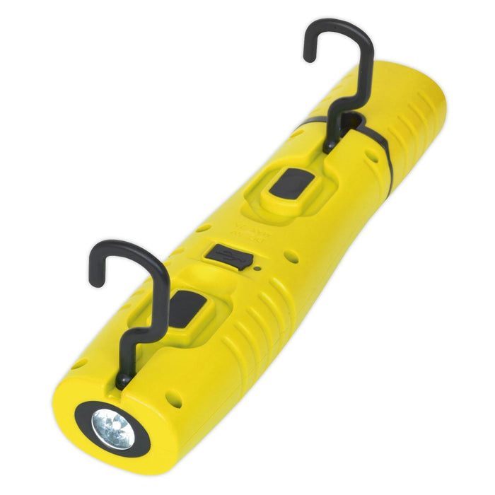 Sealey Yellow Rechargeable 360° Inspection Lamp 7 SMD+3W LED Lithium-ion Sealey  - Dynamic Drive