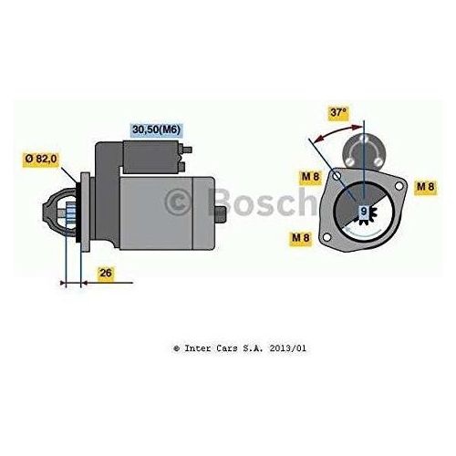 Bosch Reman Starter Motor 2312 0986023120