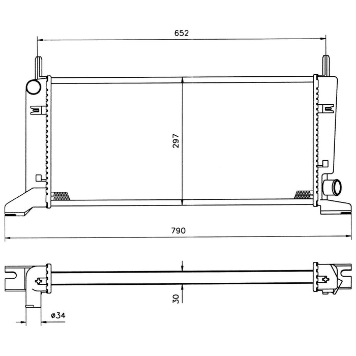 NRF Radiator 509500