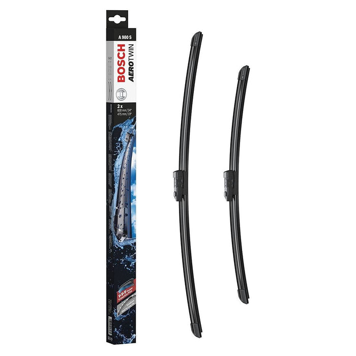 Bosch Front Car Window Windscreen Wiper Blades Aerotwin 600mm+475mm A980S