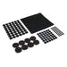 Fixman Self-Adhesive Pad Set 125pce Black Fixman  - Dynamic Drive