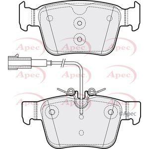 Apec Brake Pads Rear Fits Alfa Romeo Maserati