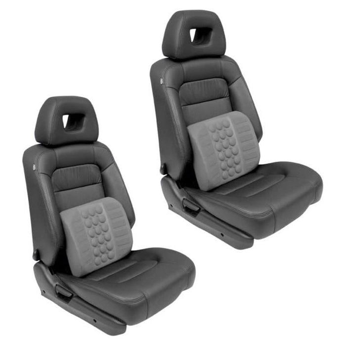 PAIR of Car Van Seat Lumbar Lumber Back Support Cushion ERGONOMIC Chair Pad Streetwize  - Dynamic Drive