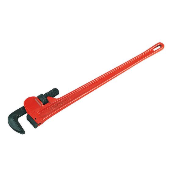 PIPE WRENCH EUROPEAN PATTERN 915MM CAST STEEL Sealey  - Dynamic Drive