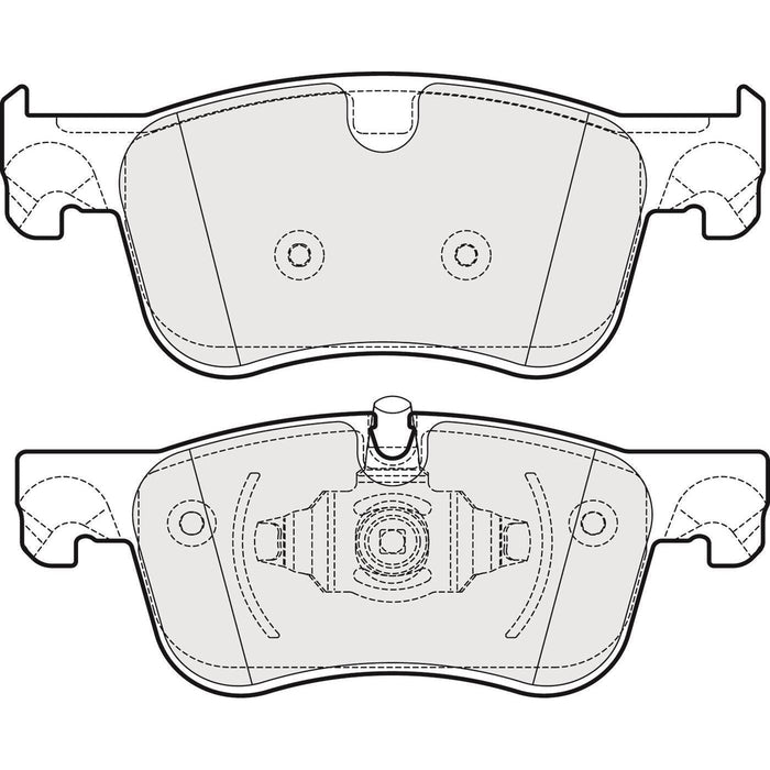 Apec Brake Pads Front Fits Citroen Berlingo C4 Opel Combo Peugeot Partner Vauxhal