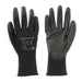 Silverline Black Palm Gloves L 9 Silverline  - Dynamic Drive