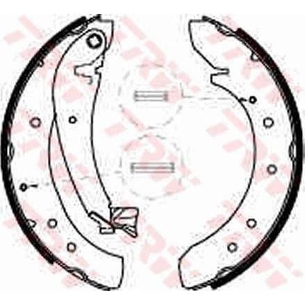 Trw Brake Shoes Pre-Assembled (R90) GSK1262