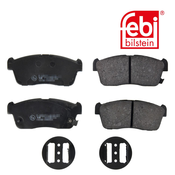 Genuine FEBI Front Brake Discs & Pads Set Vented for Daihatsu Sirion