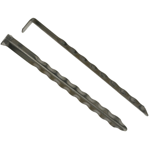 W4 Rippled angled tent peg 8in 37696 W4  - Dynamic Drive