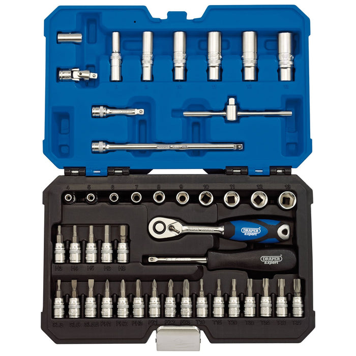 Draper Metric Socket Set, 1/4" Sq. Dr. (44 Piece) 16446 Draper  - Dynamic Drive