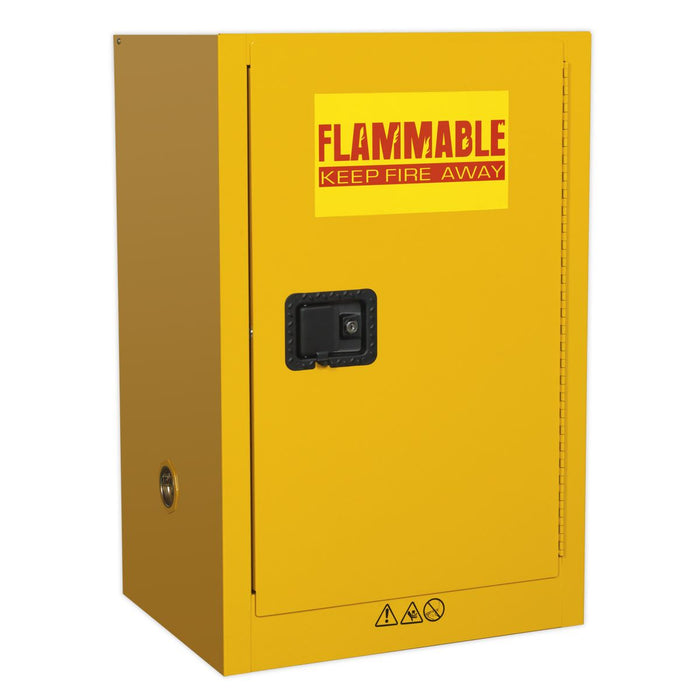 Sealey Flammables Storage Cabinet 585 x 455 x 890mm FSC07 Sealey  - Dynamic Drive