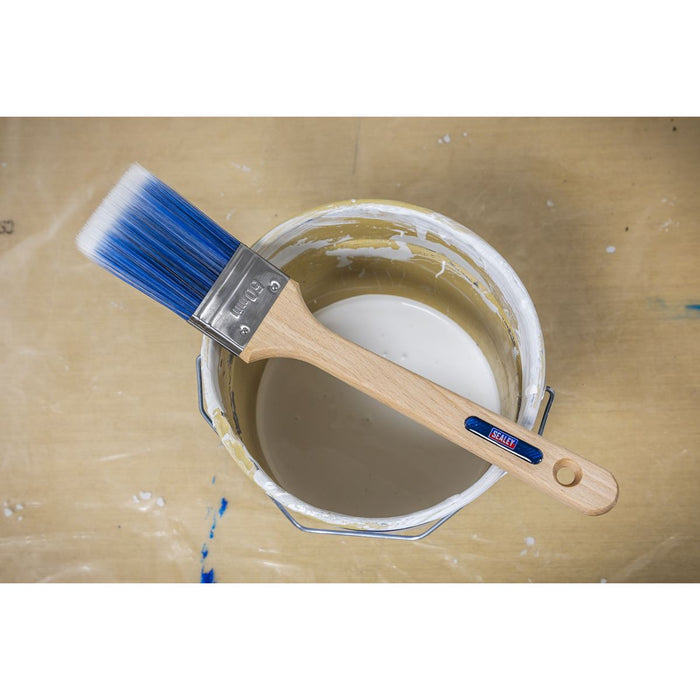 Sealey Wooden Handle Radiator Paint Brush 50mm SPBR50 Sealey  - Dynamic Drive