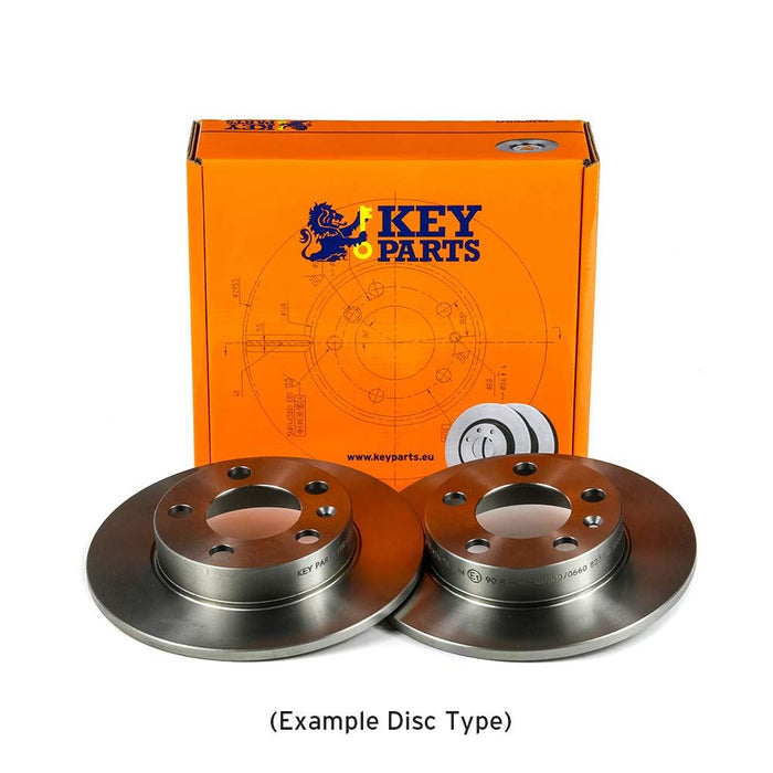 Genuine Key Parts KBD4621 Brake Disc Pair (Rear)