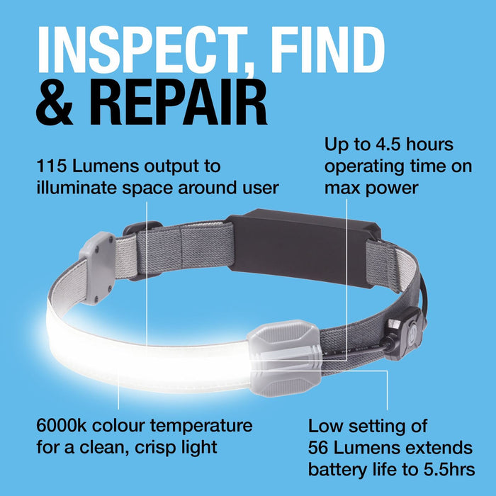 Ring Flexible Head Torch RIL0115 - 115 Lumens Illumination