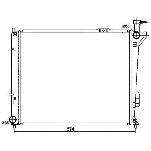 NRF Radiator 53174