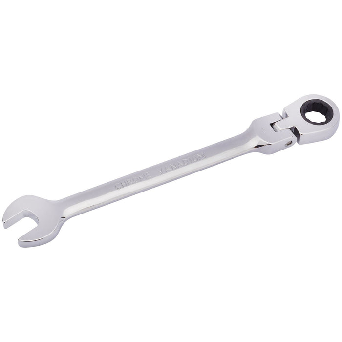 Draper HI-TORQ Metric Flexible Head Ratcheting Combination Spanner, 11mm