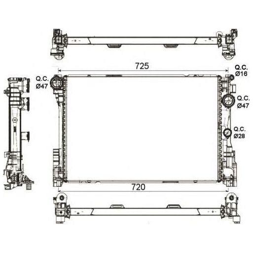 NRF Radiator 53113