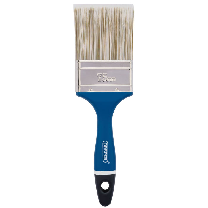 Draper Soft Grip Handle Paint-Brush, 75mm, 3" 82493 Draper  - Dynamic Drive