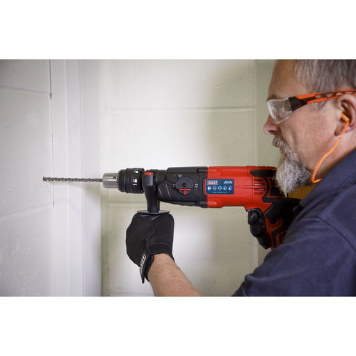 Sealey Rotary Hammer Drill SDS Plus18mm 750W/230V SDSPLUS18 Sealey  - Dynamic Drive