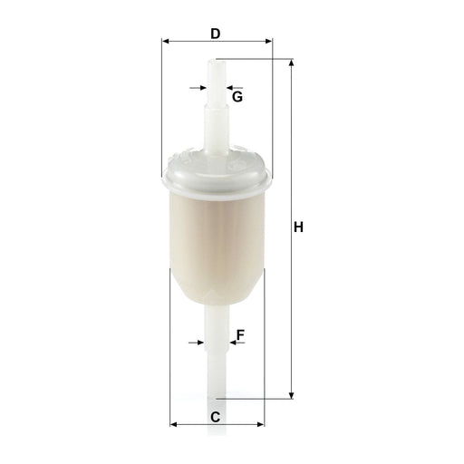 Genuine Mann Fuel Filter for In-Line fuel (Display box) WK31/2(10) Mann & Hummel  - Dynamic Drive