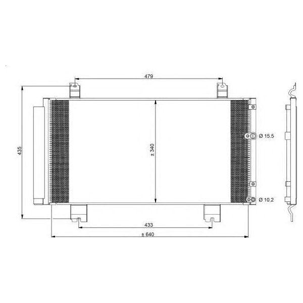 NRF Condenser 350100