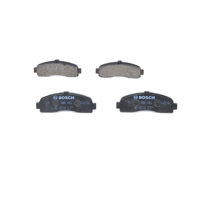 Genuine Bosch Brake Pad Set Bp573 fits Nissan Micra - 1.0 - 00-03 0986461122