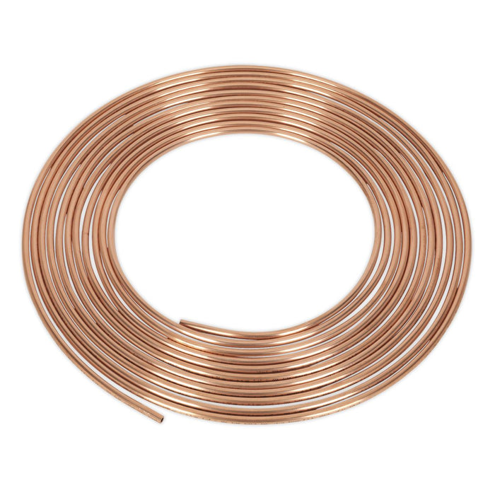 Sealey Brake Pipe Copper Tubing 20 Gauge 3/16" x 25ft CBP001 Sealey  - Dynamic Drive