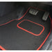 Fully Tailored Red Trim Carpet Mats Renault Koleos 08> Set of 4 + 4 Clips UKB4C  - Dynamic Drive