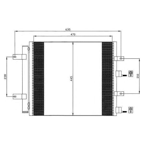 NRF Condenser 35604