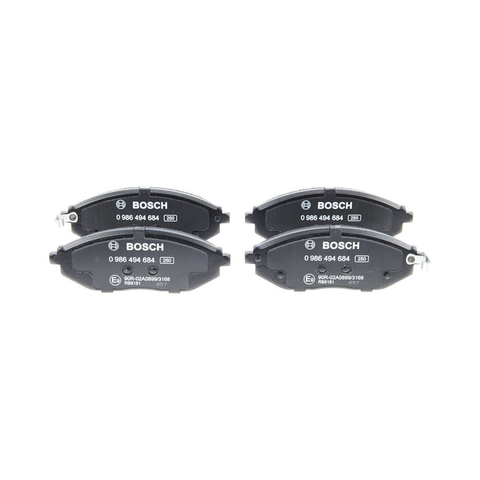 Bosch Brake Pad Set Bp1128 fits Mercedes-Benz ML 320 CDi - 3.0 - 05-11 098649425