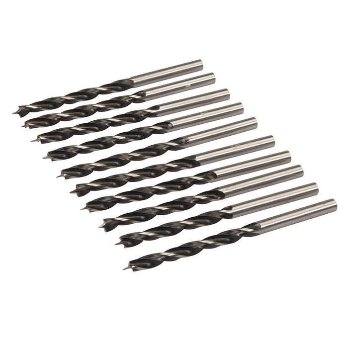 Silverline Lip & Spur Drill Bits 10pk 5mm