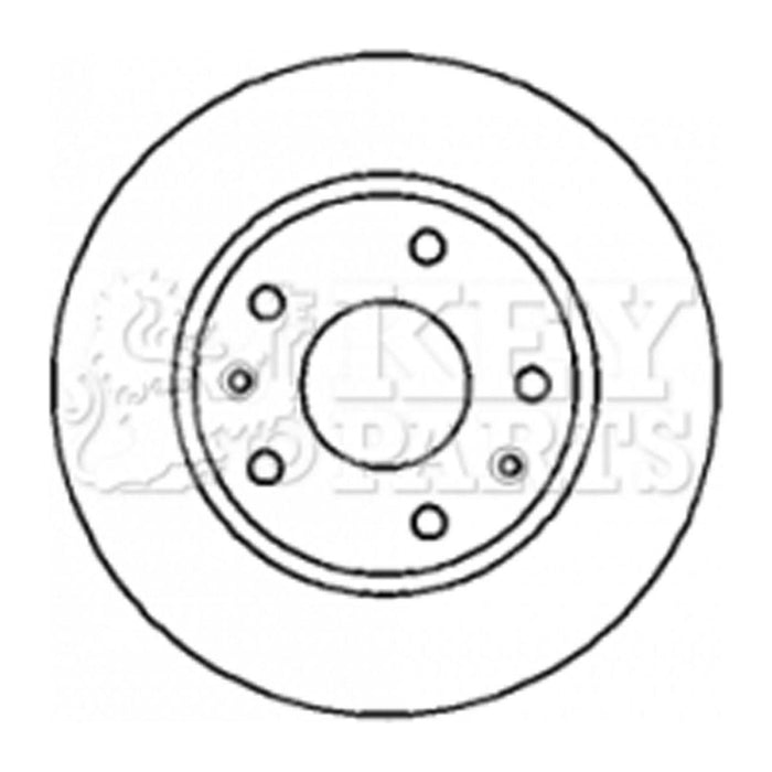 Genuine Key Parts KBD4285 Brake Disc Pair (Front)