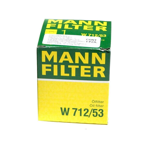 Genuine Mann Oil Filter for SeatSkodaVW1.01.41.6 W712/53 Mann & Hummel  - Dynamic Drive