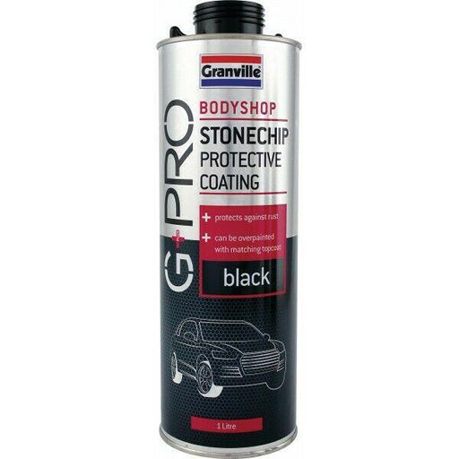 Granville Black Stone Chip Spray Paint All Round Protection 1 Litre Granville  - Dynamic Drive