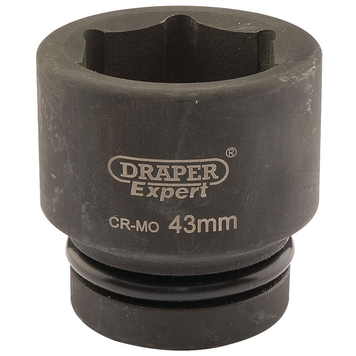 Draper Expert HI-TORQ 6 Point Impact Socket, 1" Sq. Dr., 43mm 05123