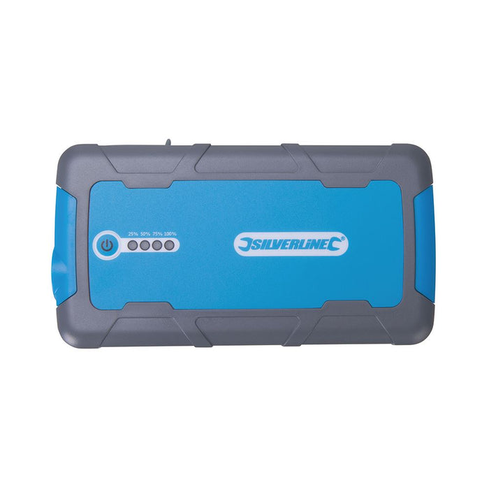 Silverline 12V Lithium Jump Starter & Powerbank 6000mAh 400A 684786 Silverline  - Dynamic Drive