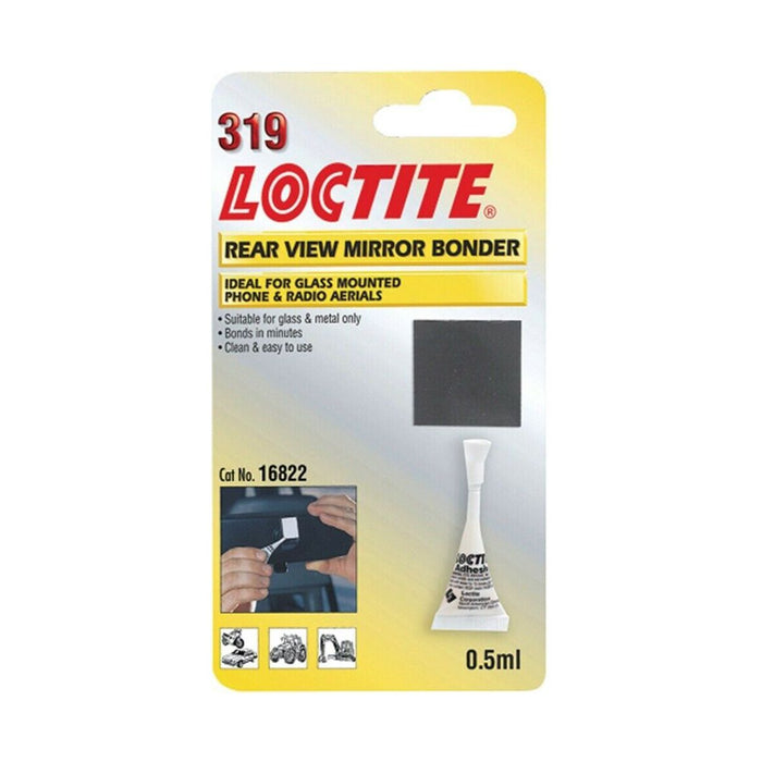 2x 1 x Loctite Car Rear View Interior Mirror Glue & Aerial Bonder Adhesive AA319