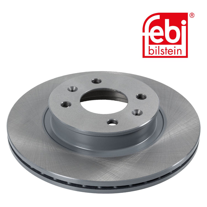 Genuine FEBI Front Brake Discs & Pads Set Vented for Hyundai Getz Febi Bilstein  - Dynamic Drive