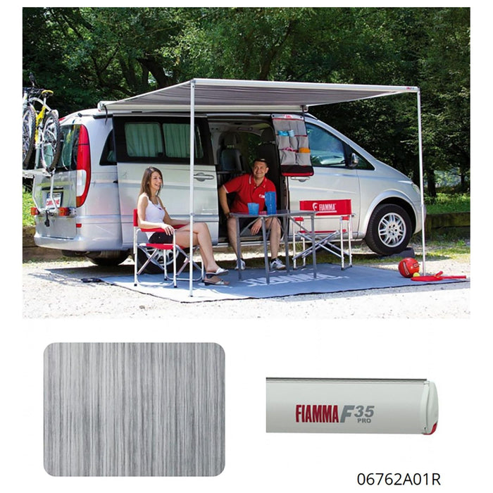 Fiamma F35 Pro 220cm Awning Sun Canopy Titanium Grey VW Transporter T5 2003-2015