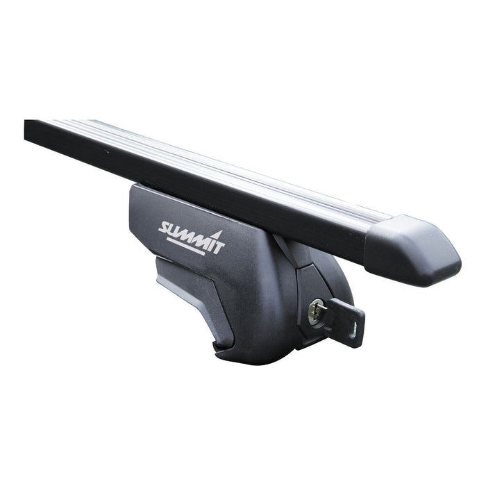 Summit SUP-830 Premium Railing Roof Bar for Cars with Raised Running Rails