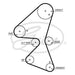 Gates Powergrip Timing Belt Kit fits Vauxhall Vivaro - 1.5 - 19- K015705XS Gates  - Dynamic Drive